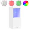vidaXL Szafka z oświetleniem LED, biała, 41x37x100 cm