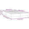 vidaXL Ł&oacute;żko typu Box Spring bez materaca Ciemnozielone 120x220 cm