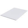 vidaXL Nakładka na materac Biały 160 x 200 cm Tkanina jacquard