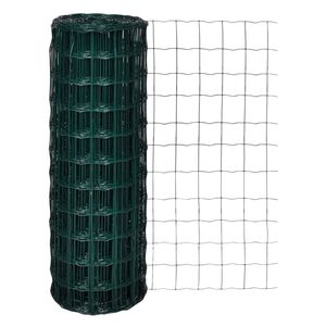 vidaXL Euro ogrodzenie, stalowe, 25 x 1,7 m, zielone