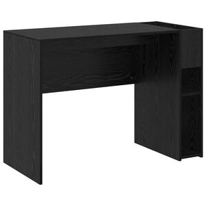 vidaXL Biurko Czarny Dąb Drewno inżynieryjne 109 x 50 x 78 cm
