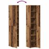 vidaXL Highboard 2 pcs Stare drewno 30 x 42,5 x 185 cm