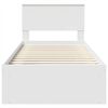vidaXL Ramka ł&oacute;żka Biały 100 x 200 cm Materiał drewnopochodny
