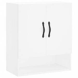 vidaXL Szafka wisząca, biała, 60x31x70 cm, materiał drewnopochodny