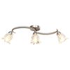 vidaXL Lampa sufitowa ze szklanymi kloszami na 3 żar&oacute;wki E14, tulipany