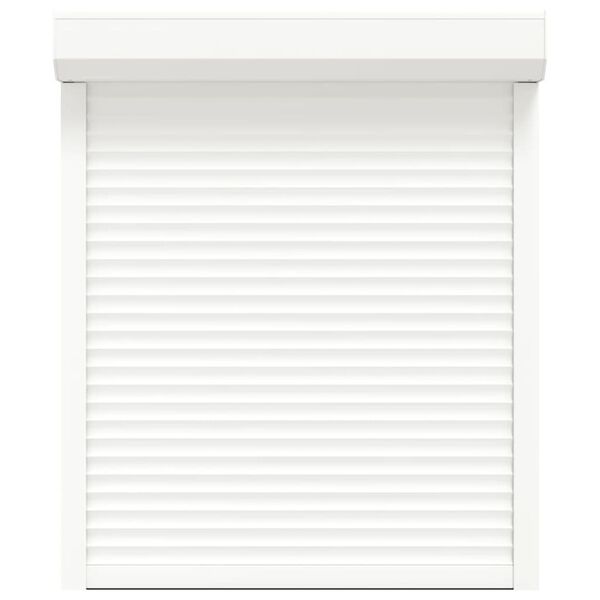 vidaXL Roleta zewnętrzna, aluminiowa, 100 x 120 cm, biała