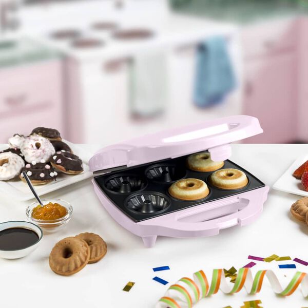 Bestron Maszynka do pieczenia ciastek AGHM200P, 900 W, r&oacute;żowa