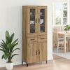 vidaXL Highboard z szufladą Dąb rzemieślniczy 69,5 x 34 x 180 cm