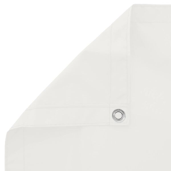 vidaXL Ekran balkonowy Biały 110 x 800 cm Materiał Oxford