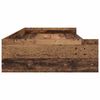 vidaXL Ramka ł&oacute;żka Stare drewno 90 x 200 cm Materiał drewnopochodny