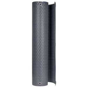 vidaXL Ekran Balkonowy z Oczkami 600 x 80 cm polirattan antracytowy