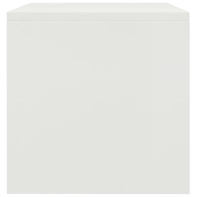 vidaXL Szafka nocna, biała, 40x30x30 cm, materiał drewnopochodny