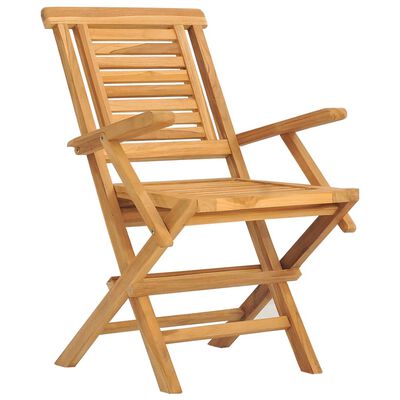 vidaXL Składane krzesła ogrodowe, 6 szt., 56x63x90 cm, drewno tekowe