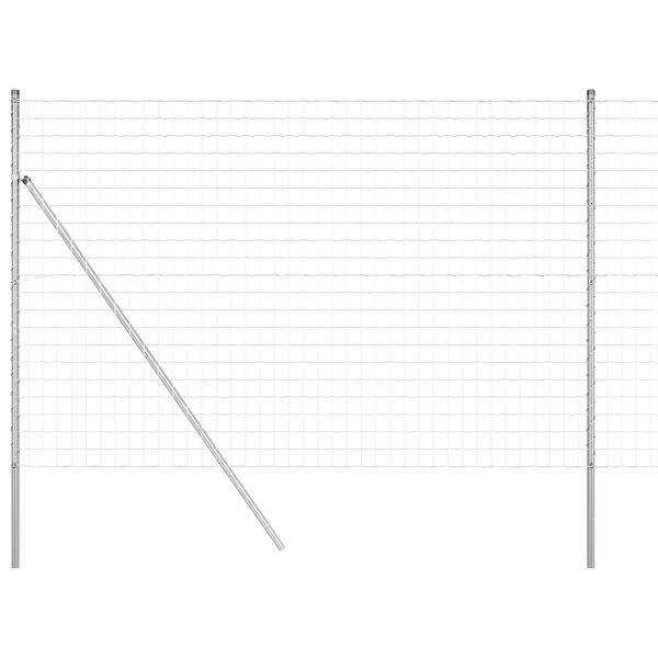 vidaXL Ogrodzenie Euro 1,6 x 10 m Żelazo pokryte PVC