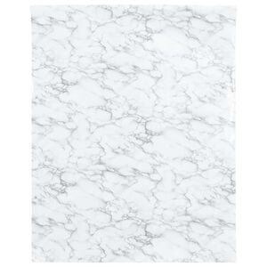 vidaXL Samoprzylepna okleina meblowa, marmurowa biel, 90x500 cm, PVC