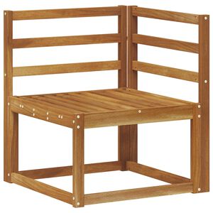 vidaXL Sofa narożna na zewnątrz Lite Drewno Akacji Naturalny