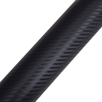 vidaXL Folie samochodowe 3D, 2 szt., czarne, 100x150 cm