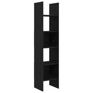 vidaXL Szafka na książki 5 poziomy 40 x 35 x 180 cm Czarny Dąb
