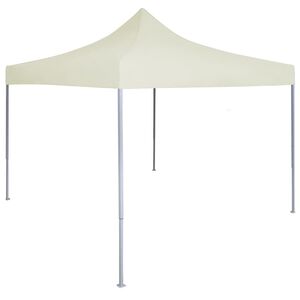 vidaXL Profesjonalny, składany namiot imprezowy, 2x2 m, stal, kremowy