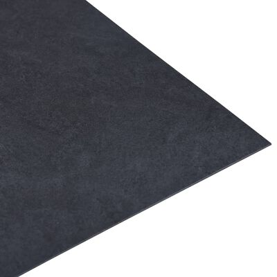 vidaXL Samoprzylepne panele podłogowe, 20 szt., PVC, 1,86 m², czarne
