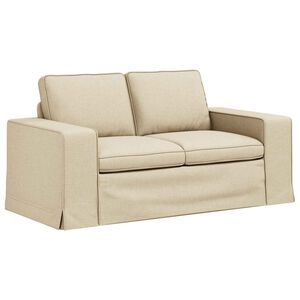 vidaXL Sofa Kremowy 162 x 80 x 82 cm tkanina