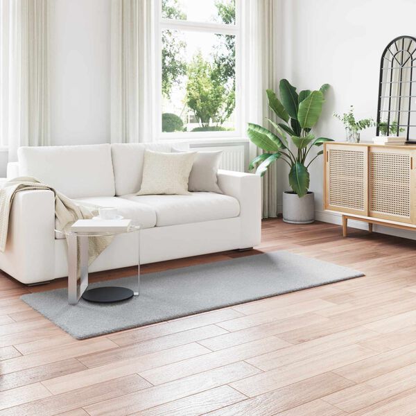 vidaXL Dywan z sztucznego kr&oacute;lika Olite Szary 80 x 200 cm Poliester