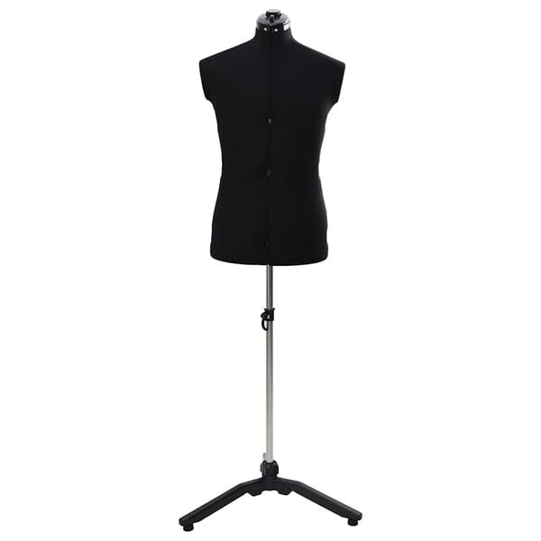 vidaXL Kobieca Regulowana Forma Sukienki Czarny 37.5-45.5 cali tkanina