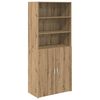 vidaXL Highboard Dąb rzemieślniczy 80 x 42,5 x 185 cm