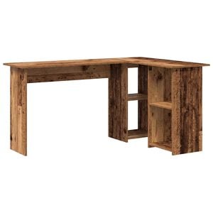 vidaXL Biurko Stare drewno 142 x 102 x 73 cm Drewno inżynieryjne