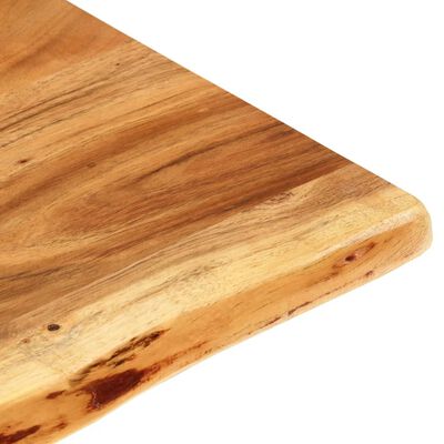 vidaXL Blat łazienkowy, lite drewno akacjowe, 140x52x2,5 cm