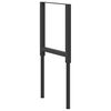 vidaXL Regulowane ramy stołu roboczego, 2 szt., metal, 55x(69-95,5) cm