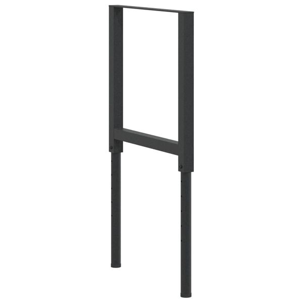 vidaXL Regulowane ramy stołu roboczego, 2 szt., metal, 55x(69-95,5) cm