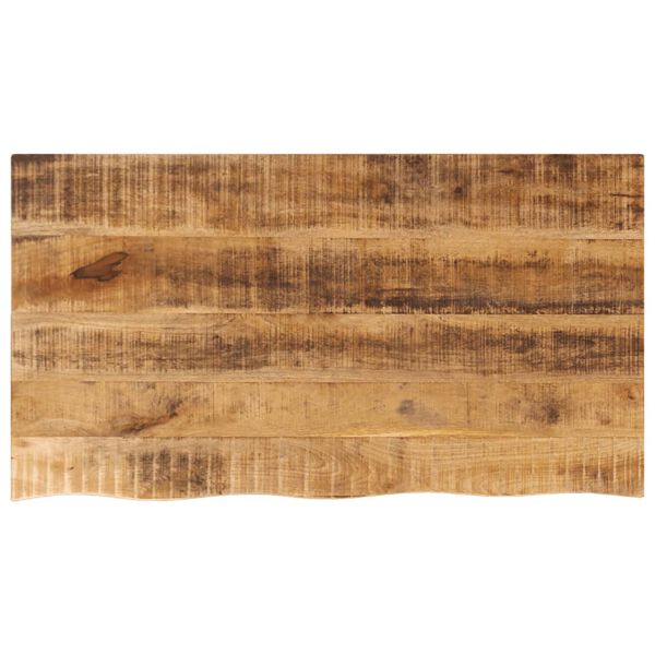vidaXL Blat stołu, 100x60x2,5cm, naturalna krawędź surowe drewno mango