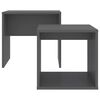 vidaXL Zestaw stolik&oacute;w kawowych, szary, 48x30x45 cm