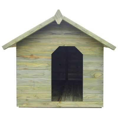 vidaXL Buda dla psa z otwieranym dachem, impregnowane drewno sosnowe