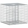 vidaXL Podniesione ł&oacute;żko gabionowe 60 x 60 x 55 cm Stal ocynkowana