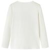 Koszulka dziecięca z długimi rękawami, ecru, 92