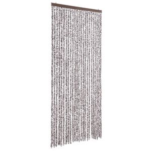 vidaXL Zasłona przeciwko owadom, brązowo-beżowa, 100x230 cm, szenil
