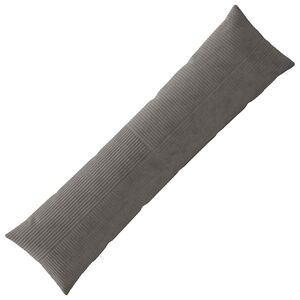vidaXL Poszewka na poduszkę ALMELO ciemnoszary 40 x 145 cm sztruks