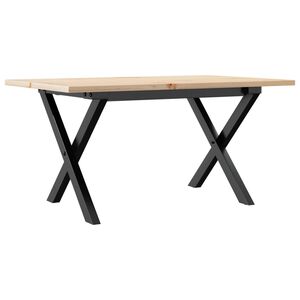 vidaXL Stolik kawowy z nogami w kształcie litery X, 80x50x40 cm