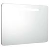 vidaXL Szafka łazienkowa z lustrem i LED, 80 x 9,5 x 55 cm