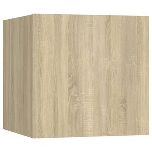 vidaXL Szafka nocna, dąb sonoma 30,5x30x30 cm, materiał drewnopochodny