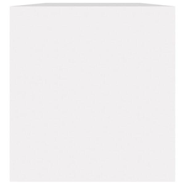 vidaXL Szafka na winyle, biała, 71x34x36 cm, materiał drewnopochodny