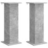 vidaXL Stojak na rośliny 2 pcs Betonowy szary 30,5 x 30 x 80,5 cm