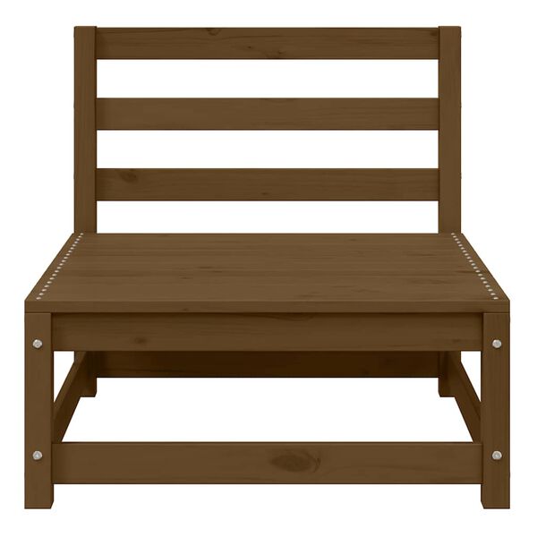 vidaXL 2-cz. zestaw wypoczynkowy do ogrodu z poduszkami, miodowa sosna