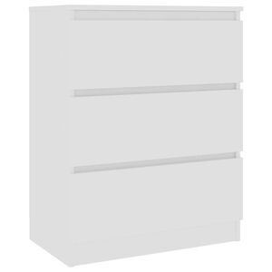 vidaXL Szafka, biała, 60 x 35 x 76 cm, materiał drewnopochodny