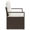 vidaXL Sofa Ogrodowa z poduszką 120 x 62 x 69 cm polirattan