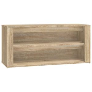 vidaXL P&oacute;łka na buty, dąb sonoma, 100x35x45cm, materiał drewnopochodny