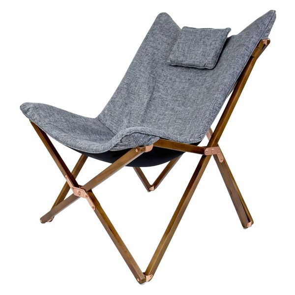 Bo-Camp Krzesło wypoczynkowe Bloomsbury, M, szare