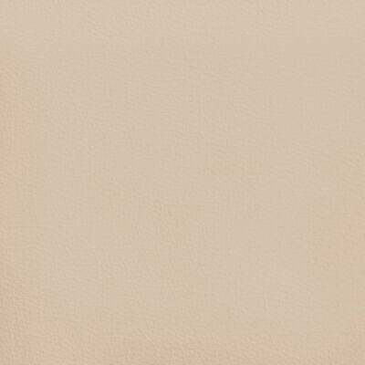 vidaXL Materac kieszeniowy, cappuccino, 80x200x20 cm, sztuczna skóra